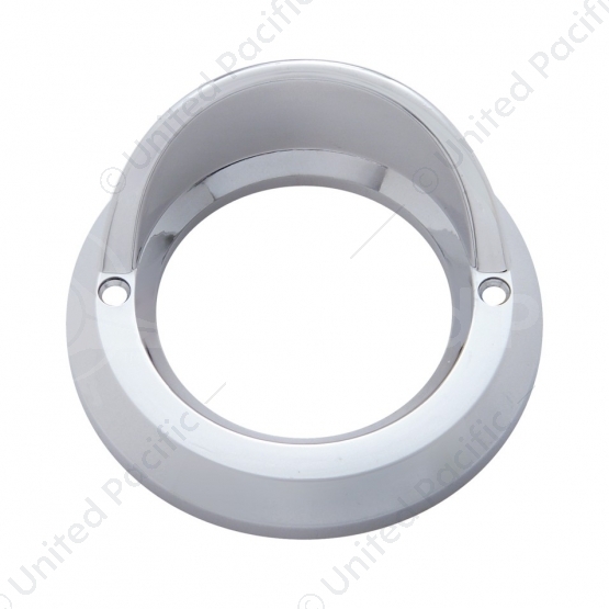 2" Light Bezel With Visor (Bulk)