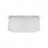 Chrome 1 License Plate Angled Holder With Hinge
