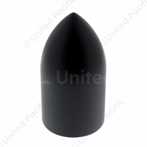 33mm X 3-7/8" Matte Black Bullet Nut Cover - Thread-On (Bulk)