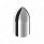 33mm x 3-7/8" Chrome Plastic Bullet Nut Cover - Thread-On (Bulk)