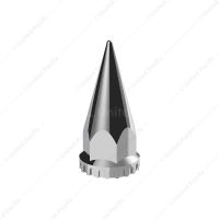 33mm x 4-3/4" Chrome Super Spike Nut Cover - Thread-On (Bulk)