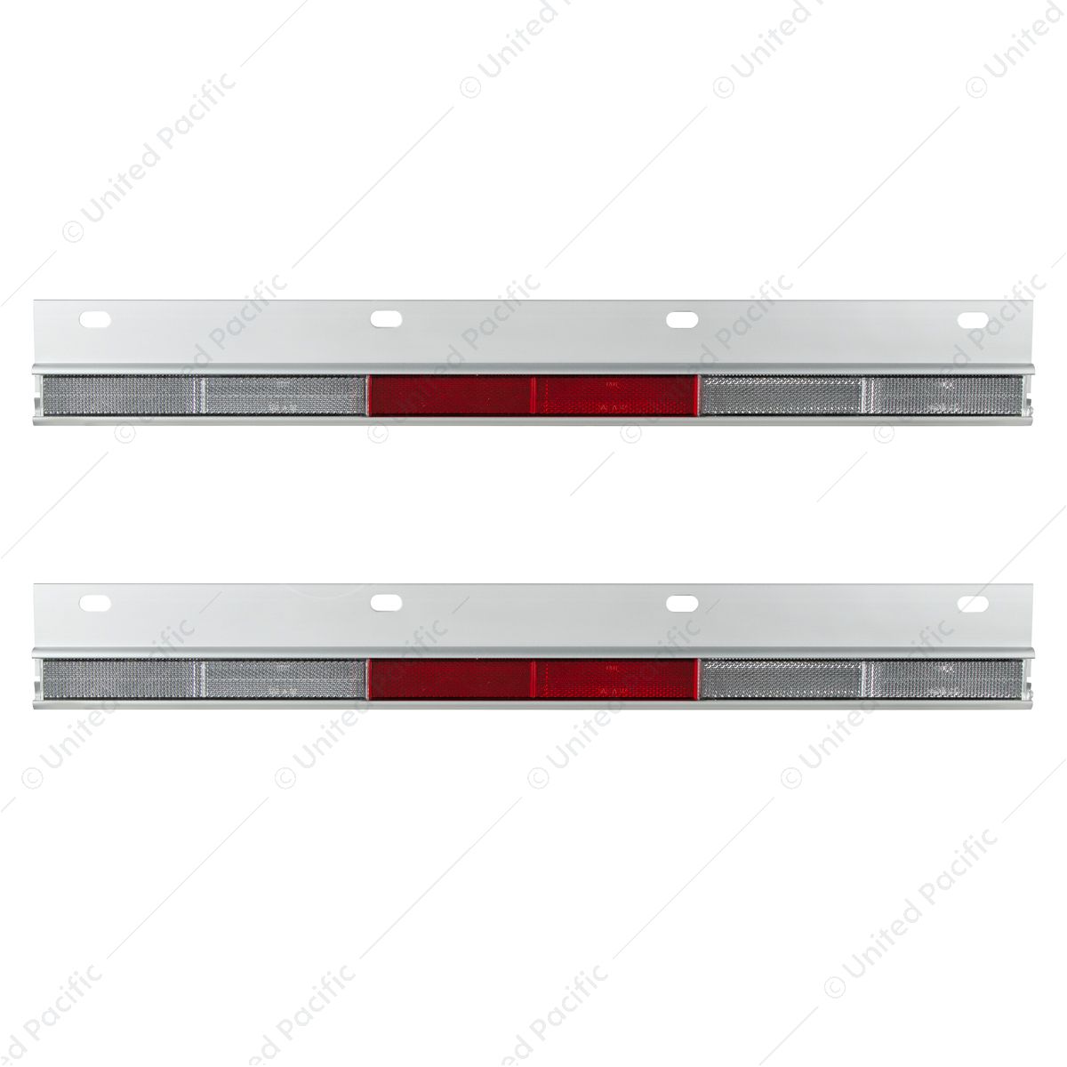 Straight Conspicuity Reflector Plate (Card of 2)