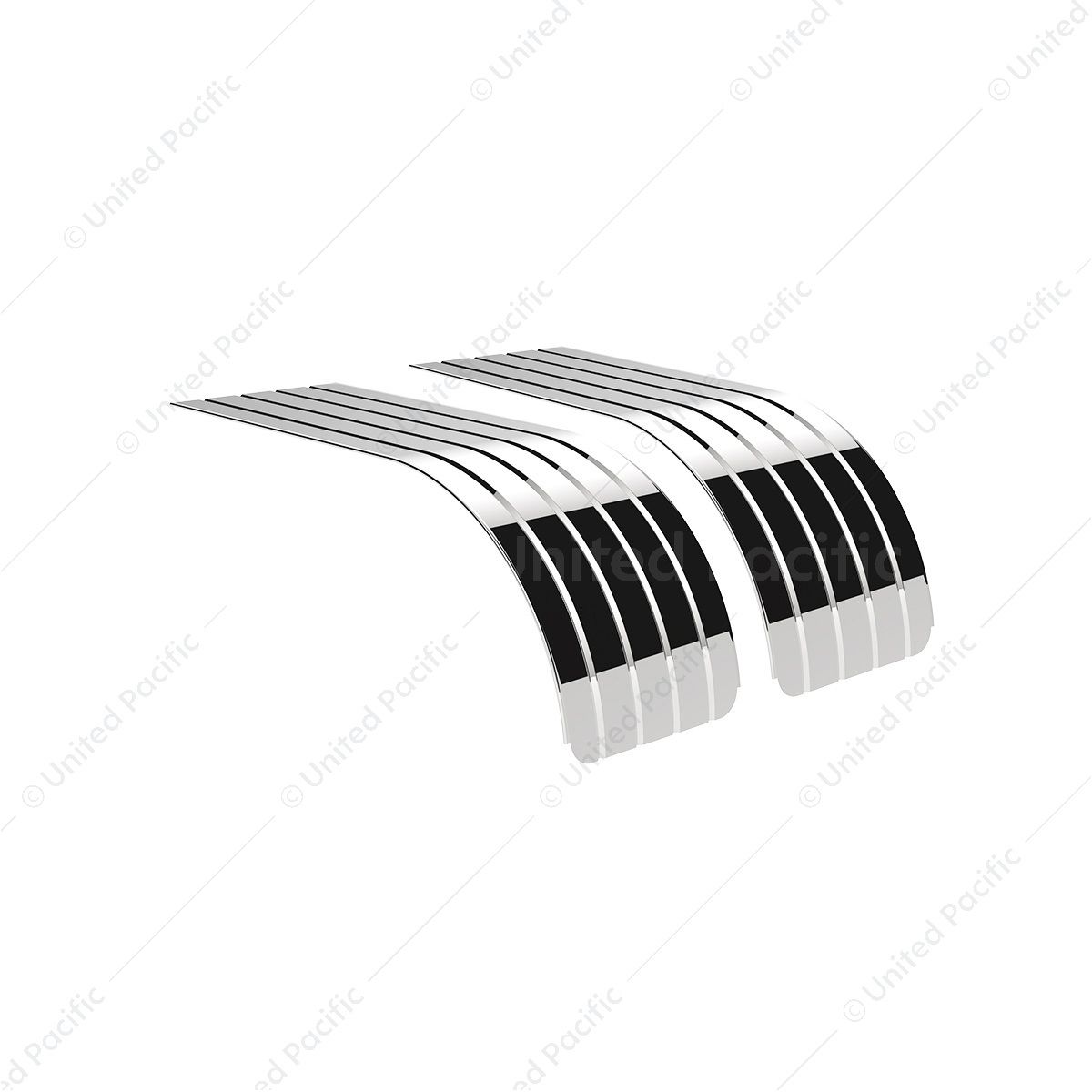 80" 430 Stainless Steel (18ga) Half Fender - SR Series (Pair)