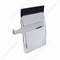 24" x 34" Deluxe Stainless Quarter Fender Set - Triangle Bracket
