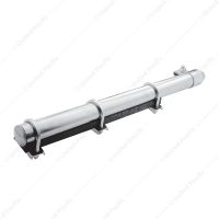 Deluxe Stainless Quarter Fender Bracket - 2" Tube/U-Clamps (Pair)