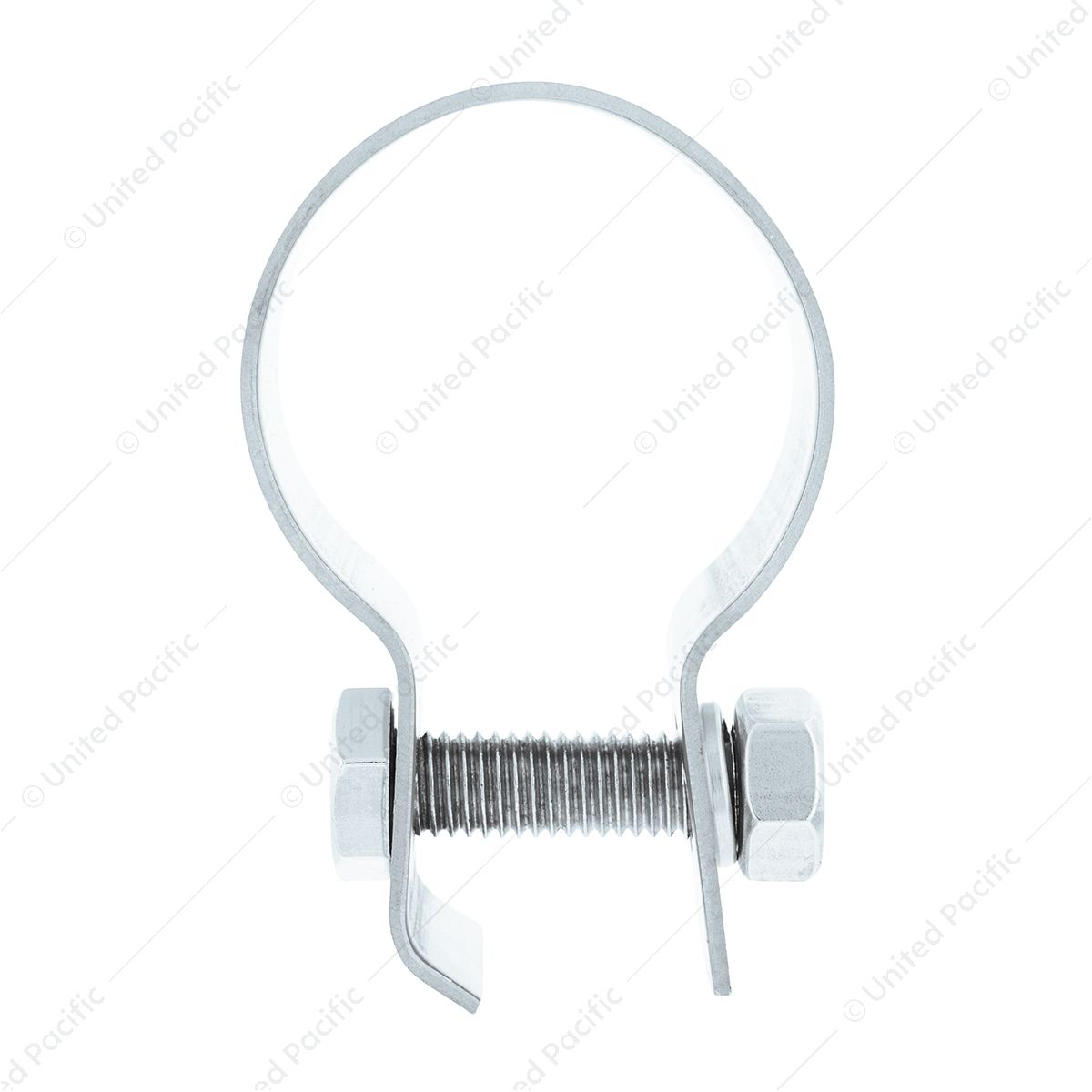 Stainless Steel Quarter Fender 2" Tube Clamp With Hardware