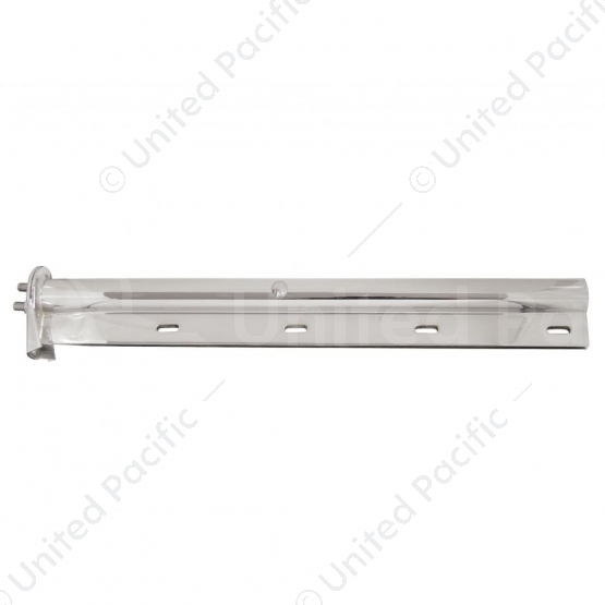 30" Stainless Light Duty Mud Flap Hangers (Open End Cap) - 1-1/8" Bolt Pattern (Pair)