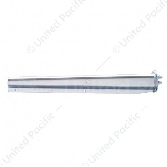 30" Chrome Light Duty Mud Flap Hangers (Closed End Cap) - 1-1/8" Bolt Pattern (Pair)