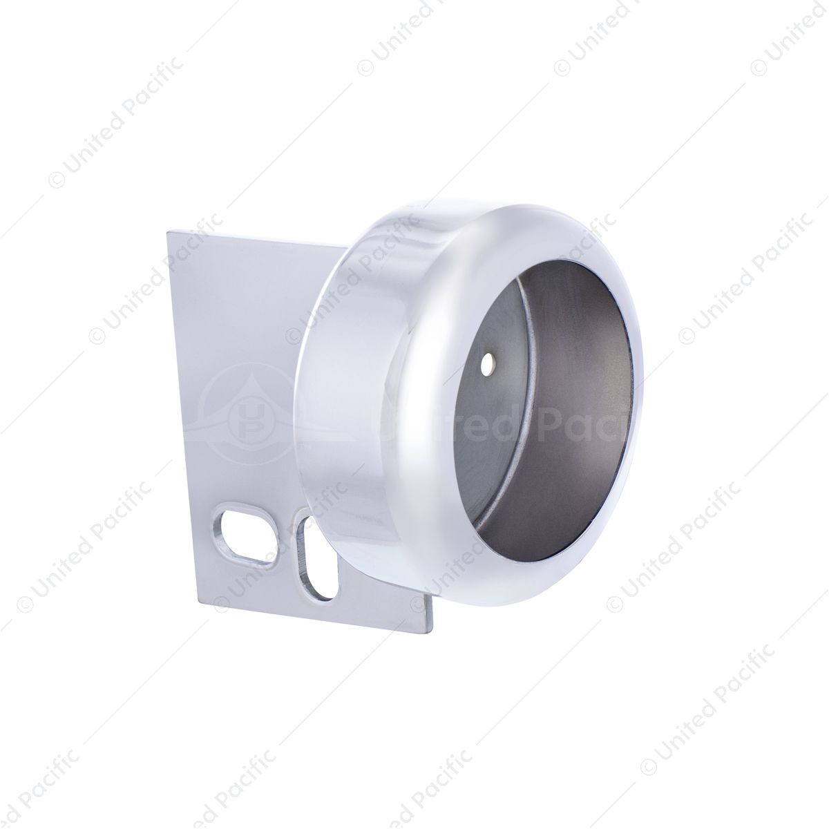 Chrome Steel Mud Flap Hanger End Light Bracket Only