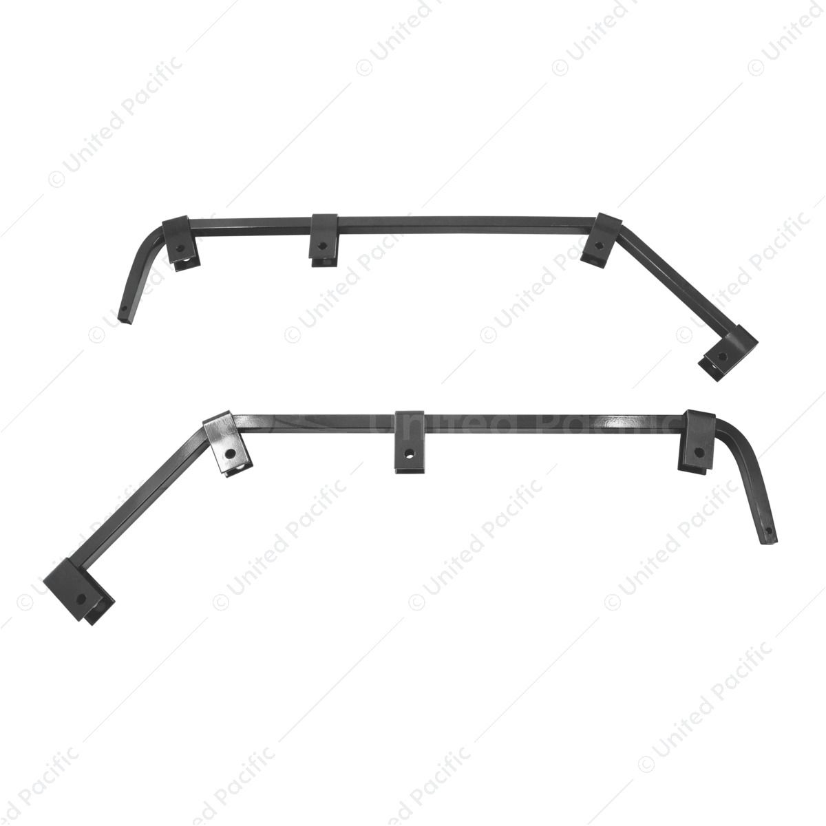 Black Angled Mud Flap Hangers - No Coil (Pair)