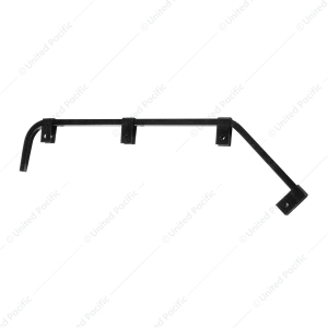 Black Angled Mud Flap Hangers (Pair)