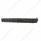 30" Black Light Duty Mud Flap Hangers (Closed End Cap) - 1-1/8" Bolt Pattern (Pair)