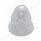 33mm x 2" Chrome Steel Nipple Nut Cover With Flange (10-Pack)