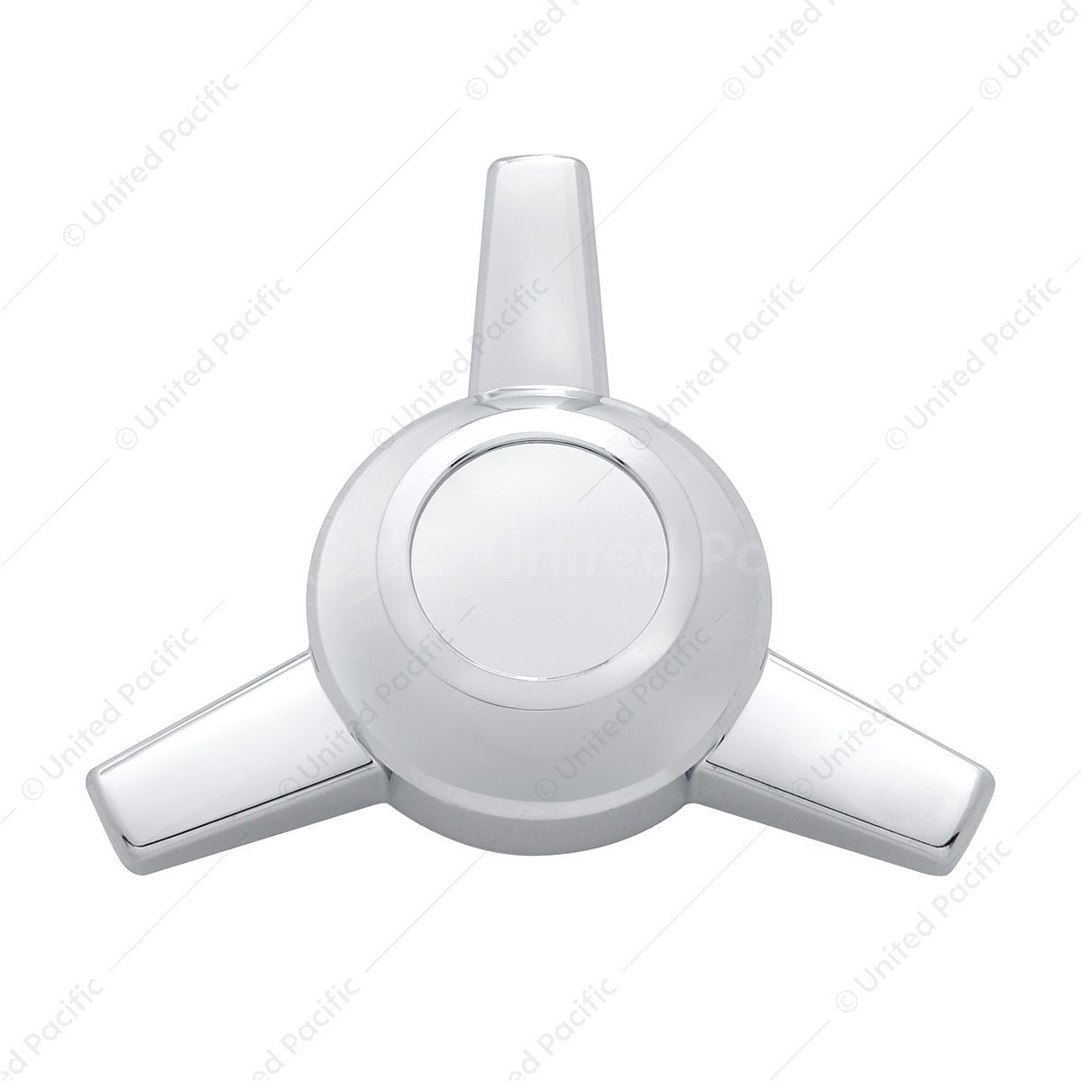 Chrome Metal Die-Cast 3 Straight Bar Spinner Only