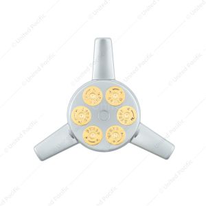 Chrome Plastic Gun Cylinder Hubcap Spinner Only