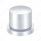5/8" X 1" Chrome Plastic Flat Top Nut Cover - Push-On (Bulk)