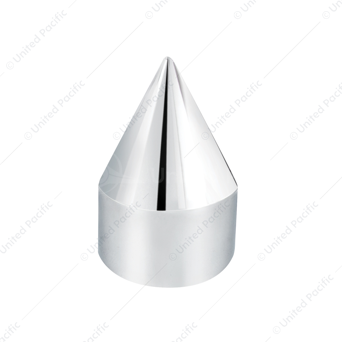 7/16" X 1-1/4" Chrome Plastic Spike Nut Cover - Push-On (Bulk)