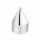 7/16" X 1-1/4" Chrome Plastic Spike Nut Cover - Push-On (Bulk)