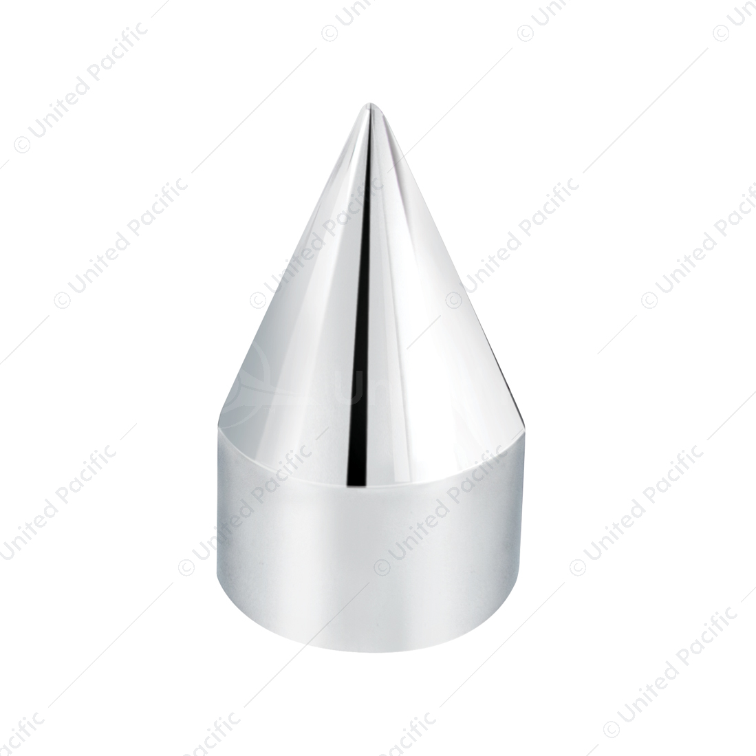 3/4" X 1-7/8" Chrome Plastic Spike Nut Cover - Push-On (Bulk)