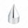 3/4" X 1-7/8" Chrome Plastic Spike Nut Cover - Push-On (Bulk)