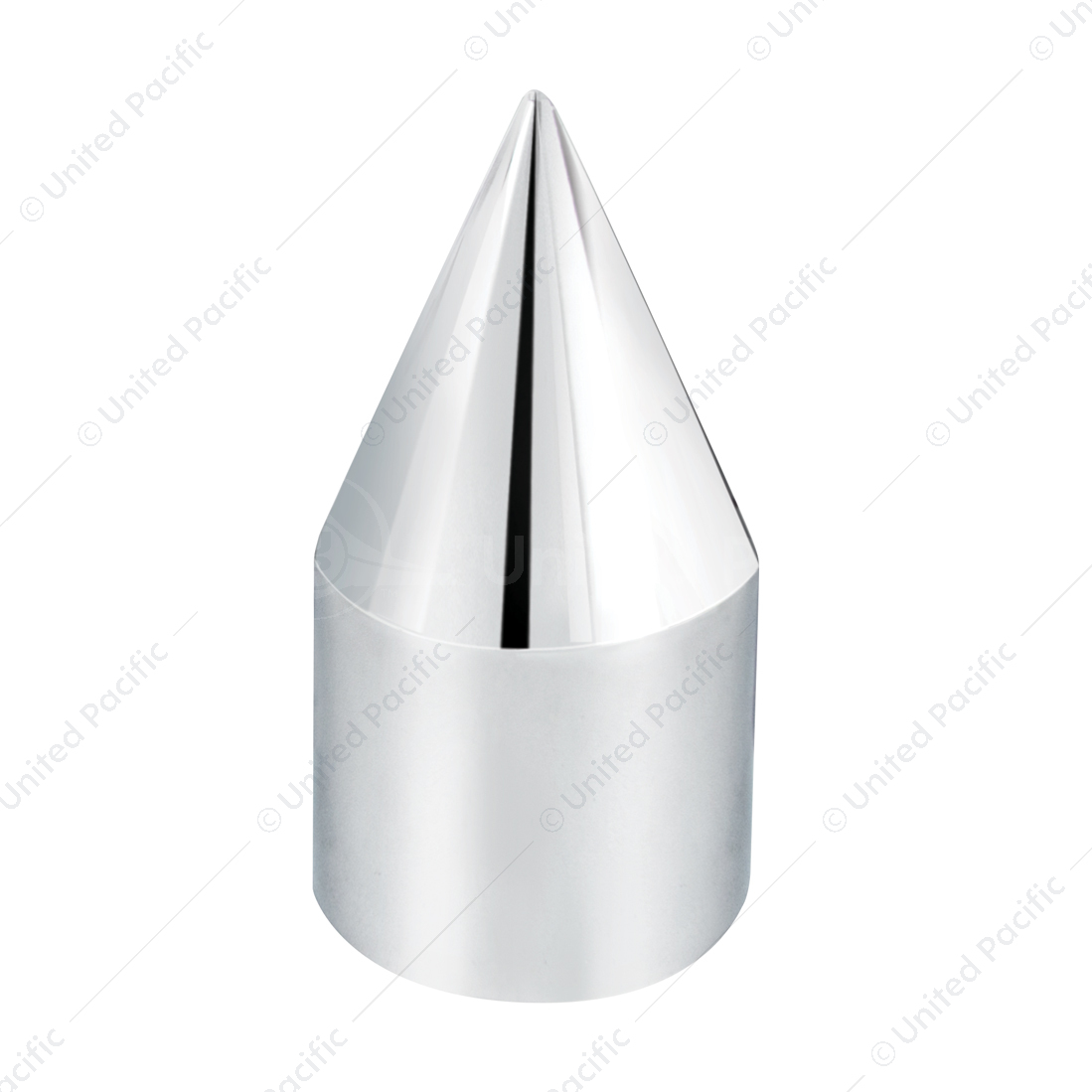 33mm X 3-1/8" Chrome Plastic Spike Nut Cover - Push-On (Bulk)