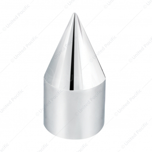 33mm X 3-1/8" Chrome Plastic Spike Nut Covers - Push-On