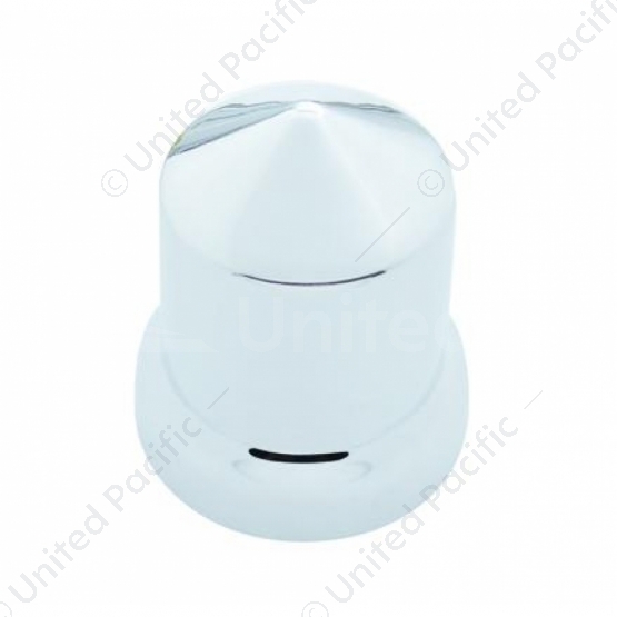 33mm X 2-1/4" Chrome Plastic Pointed Nut Cover - Push-On (Bulk)