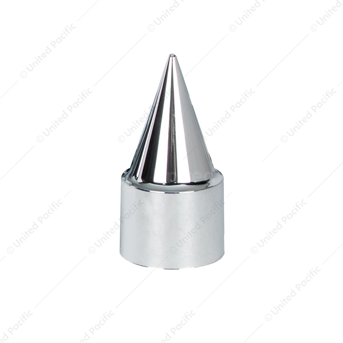 33mm X 4-1/4" Chrome Plastic Stiletto Nut Covers - Thread-On (10-Pack)