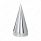 33mm x 4-1/2" Chrome Plastic X Spike Nut Cover - Thread-On (Bulk)