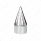 33mm x 4-3/8" Chrome Plastic Razor Nut Cover - Thread-On (Bulk)