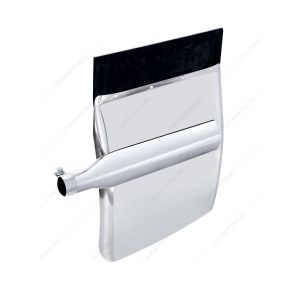 24" X 24" Stainless Quarter Fender Set - Triangle Bracket