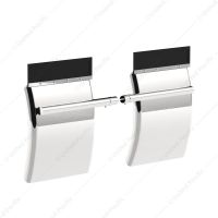 24" X 27" 430 Stainless Quarter Fender With Tube Bracket Set (Pair)