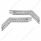 30" 430SS 45-Degree Angled Heavy Duty Mud Flap Hangers-2" Bolt Pattern (Pair)