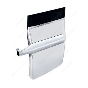 24" x 31" Stainless Quarter Fender Set - Triangle Bracket