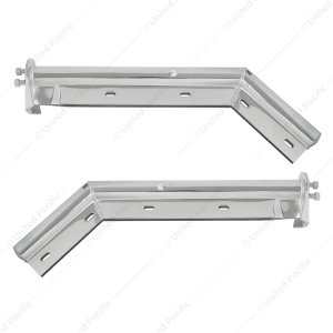 28" 45-Degree Angled Mud Flap Hangers - 1-1/8" Bolt Pattern - Competition Series (Pair)