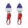 LED Bullet License Plate Fastener - Blue (2-Pack)