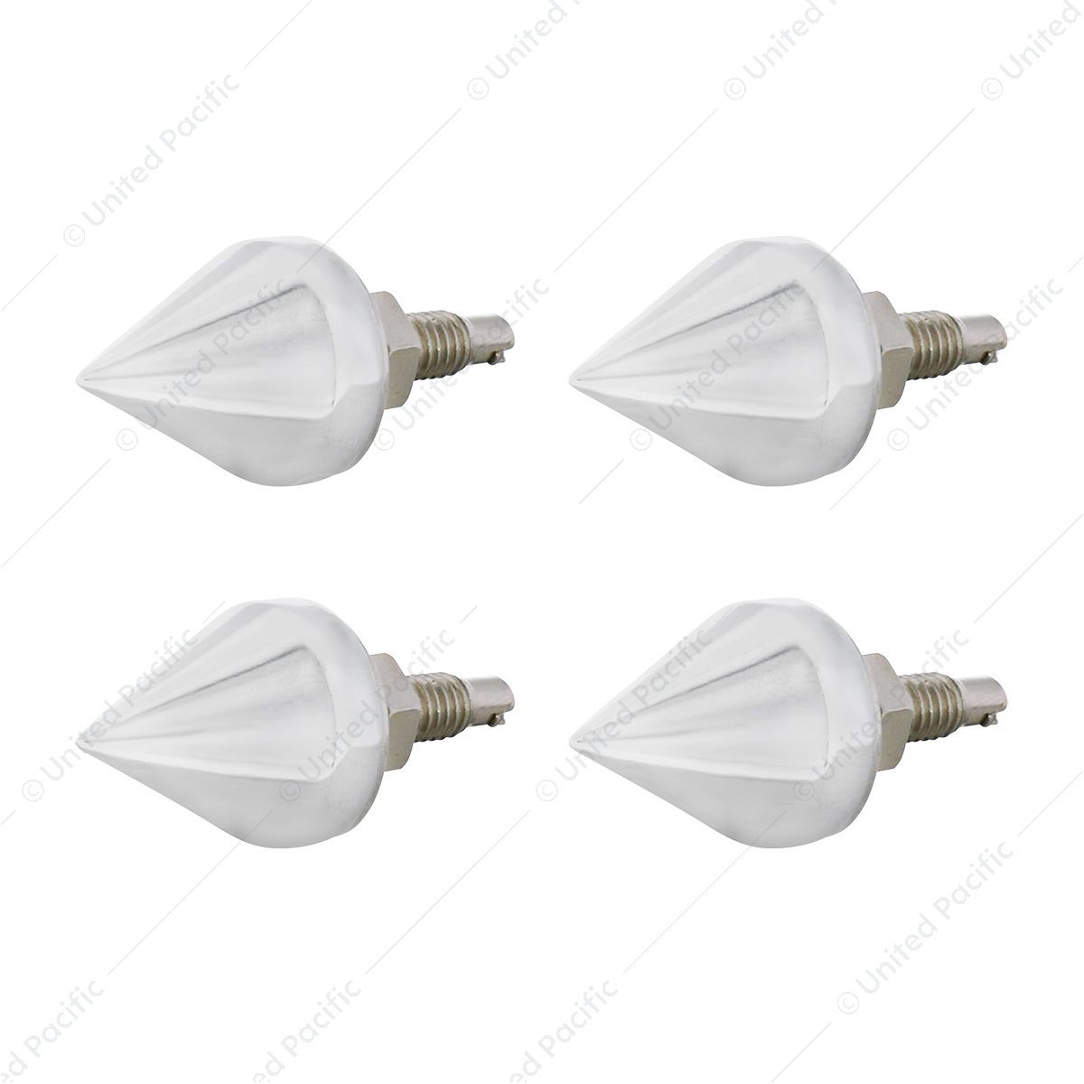 Chrome Spike License Plate Fastener (4-Pack)