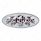 Chrome Die Cast Skull Emblem - Silver