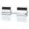24" X 24" 430 Stainless Steel Quarter Fender With Tube Bracket Set - 4" Side Wall