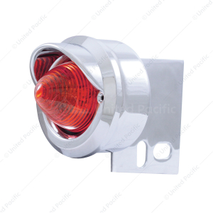 9 LED Beehive Mud Flap Hanger End Light With Visor