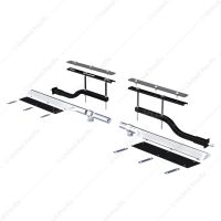 29" 430 Stainless Steel Universal Standard Duty Half Fender Mounting Arm Kit (Pair)
