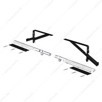 29" 430 Stainless Steel Universal Heavy Duty Half Fender Mounting Arm Kit (Pair)