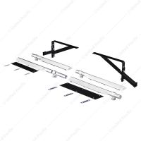 29" 430 Stainless Steel Universal Heavy Duty Full Tandem Fender Mounting Arm Kit (Pair)