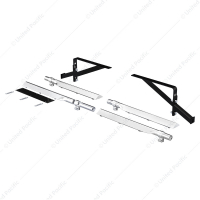 29" 430 Stainless Steel Universal Heavy Duty Full Tandem Fender Mounting Arm Kit (Pair)