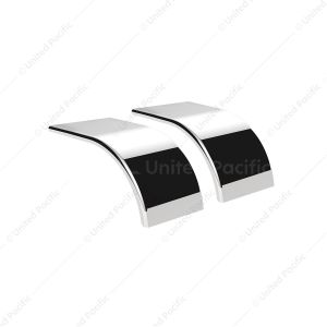 60" 430 Stainless Steel (16ga) Roll Formed Edge Smooth Half Fender - SS Series (Pair)
