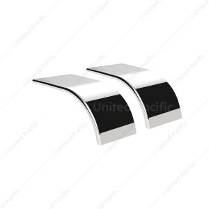 66" 430 Stainless Steel (16ga) Roll Formed Edge Smooth Half Fender - SS Series (Pair)
