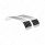 120" 430 Stainless Steel (16ga) Beaded Edge Ribbed Full Fender 54" Spread - SR Series (Pair)