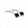 120" 430 Stainless Steel (16ga) Roll  Formed Edge Smooth Full Fender 54" Spread - SS Series (Pair)
