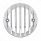 Chrome Grille Style Tail Light Bezel For 1933-36 Ford