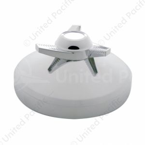 8" Chrome Rear Hubcap With 3 Bar Spinner - Right Swing Bars